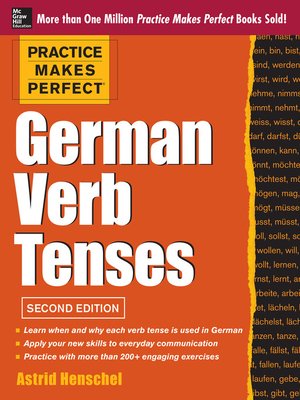 cover image of Practice Makes Perfect German Verb Tenses